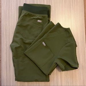 Figs Scrubs Dark Olive